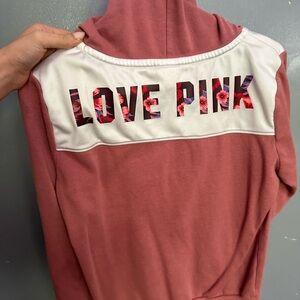 Pink hoodie